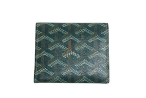 極美品 GOYARD ゴヤール マリニー ウォレット コインケース 小銭入れ カードケース PVC レザー グリーン MARIGNPMLTY09CL09P 中古 4c068389