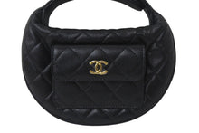 Load image into Gallery viewer, 新品未使用 CHANEL シャネル キャビアスキン ハンドバッグ シリアルランダム ブラック ゴールド金具 中古 4c068392