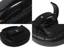Load image into Gallery viewer, 新品未使用 CHANEL シャネル キャビアスキン ハンドバッグ シリアルランダム ブラック ゴールド金具 中古 4c068392