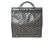 画像をギャラリービューアに読み込む, 新品未使用 GOYARD ゴヤール サンレジェ バックパック リュック STLEGEMMLTY01CG01P ブラック シルバー金具 中古 4c068394