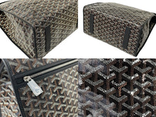 画像をギャラリービューアに読み込む, 新品未使用 GOYARD ゴヤール サンレジェ バックパック リュック STLEGEMMLTY01CG01P ブラック シルバー金具 中古 4c068394