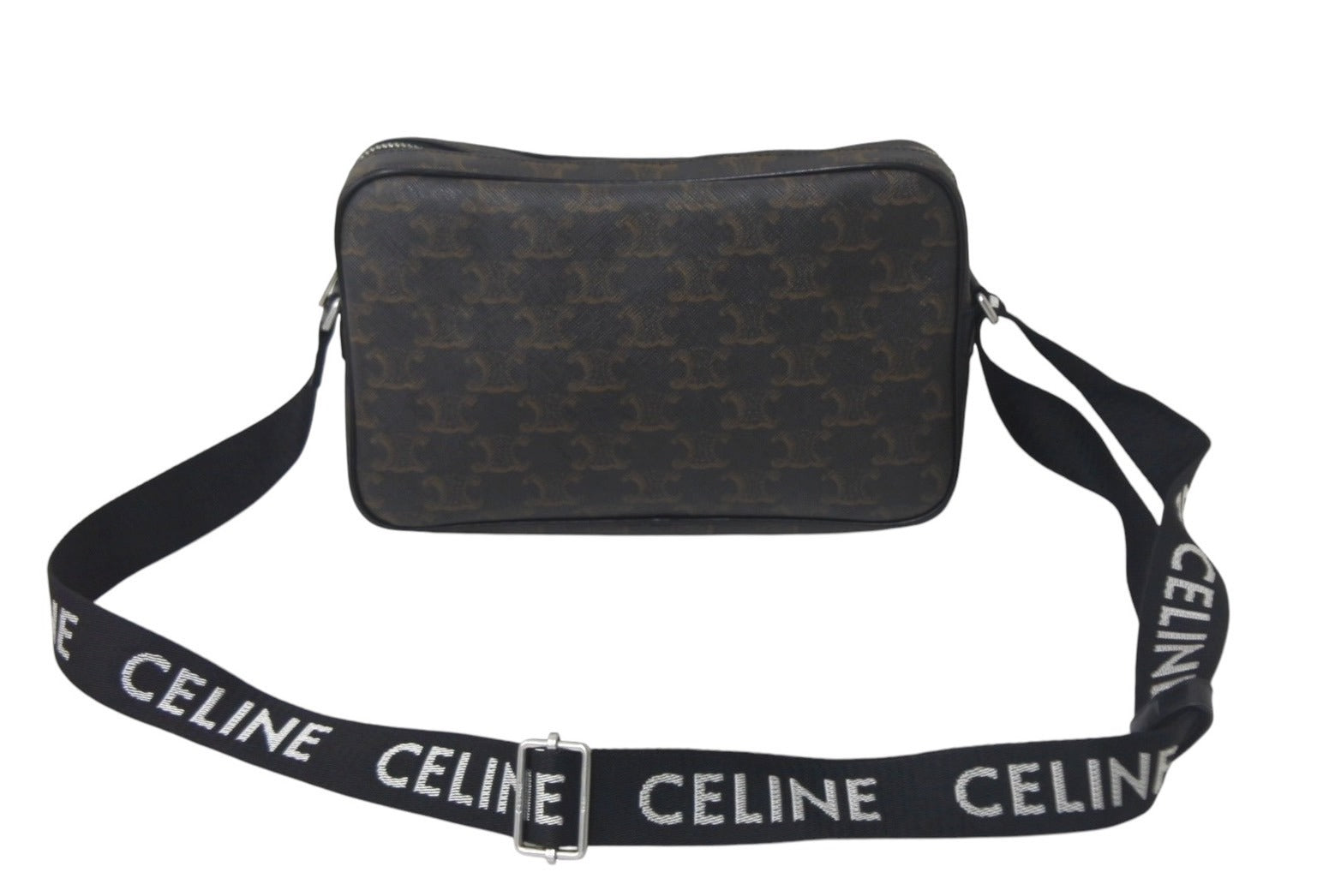【美品】CELINE ミディアムメッセンジャーバッグ 楽天市場】CELINE セリーヌ Triomphe Canvas Medium Messenger