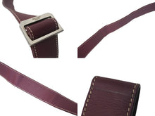 画像をギャラリービューアに読み込む, GOYARD ゴヤール ベルヴェデーレGM ショルダーバッグ ボルドー PVC レザー シルバー金具 ヘリンボーン柄 美品 中古 4c068400