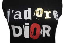 画像をギャラリービューアに読み込む, 極美品 Christian Dior クリスチャンディオール ジャドール ロゴ タンクトップ ノースリーブ Tシャツ ブラック コットン 3E16155302 サイズ38 中古 4c068413