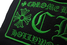 Load image into Gallery viewer, CHROME HEARTS クロムハーツ トラッカー メッシュ キャップ 新型 ブラック グリーン コットン ロゴ 帽子 サイズOS シルバー金具 美品 中古 4c068415