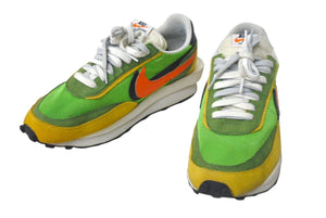 NIKE ナイキ Sacai サカイ LD WAFFLE ワッフル ローカットスニーカー グリーン マルチカラー 19SS サイズ27.5cm 美品 中古 4c068431 
