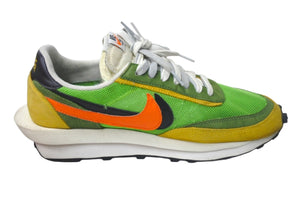 NIKE ナイキ Sacai サカイ LD WAFFLE ワッフル ローカットスニーカー グリーン マルチカラー 19SS サイズ27.5cm 美品 中古 4c068431 