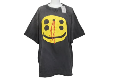 未使用 SAINT MICHAEL セントマイケル 24AW 半袖Ｔシャツ SM-YS1-0000-C01 サイズS ブラック コットン 中古 4c068439 