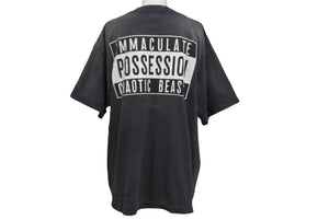 未使用 SAINT MICHAEL セントマイケル 24AW 半袖Ｔシャツ SM-YS1-0000-C01 サイズS ブラック コットン 中古 4c068439 