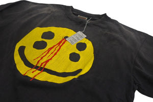 未使用 SAINT MICHAEL セントマイケル 24AW 半袖Ｔシャツ SM-YS1-0000-C01 サイズS ブラック コットン 中古 4c068439 
