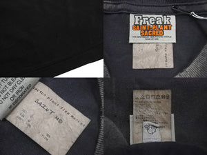 未使用 SAINT MICHAEL セントマイケル 24AW 半袖Ｔシャツ SM-YS1-0000-C01 サイズS ブラック コットン 中古 4c068439 