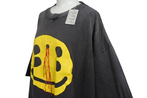 未使用 SAINT MICHAEL セントマイケル 24AW 半袖Ｔシャツ SM-YS1-0000-C01 サイズXXL ブラック コットン 中古 4c068441 