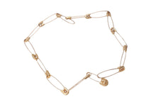 Load image into Gallery viewer, 極美品 CHROME HEARTS クロムハーツ ネックレス セーフティーピン 22K 16インチ 全長22.2 中古 4c068446