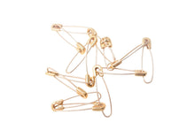 Load image into Gallery viewer, 極美品 CHROME HEARTS クロムハーツ ネックレス セーフティーピン 22K 16インチ 全長22.2 中古 4c068446