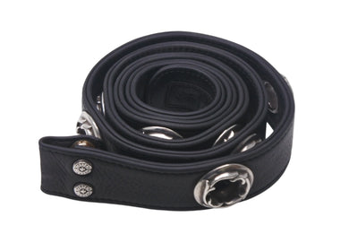 ChromeHearts クロムハーツ ベルト 1/1 限定 スタッズ リング USA製 レザー シルバー925 ブラック サイズ36 美品 中古 4c068450