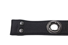 Load image into Gallery viewer, ChromeHearts クロムハーツ ベルト 1/1 限定 スタッズ リング USA製 レザー シルバー925 ブラック サイズ36 美品 中古 4c068450