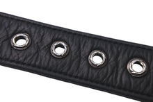 Load image into Gallery viewer, ChromeHearts クロムハーツ ベルト 1/1 限定 スタッズ リング USA製 レザー シルバー925 ブラック サイズ36 美品 中古 4c068450