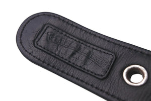 ChromeHearts クロムハーツ ベルト 1/1 限定 スタッズ リング USA製 レザー シルバー925 ブラック サイズ36 美品 中古 4c068450