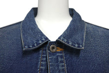 画像をギャラリービューアに読み込む, 極美品 KAPITAL キャピタル サイズ:3/L 1ST JKT M&#39;s(加工) 11.5oz ウィンドペンデニムジャケット インディゴ K2403LJ089 中古 4c068453 