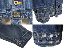 画像をギャラリービューアに読み込む, 極美品 KAPITAL キャピタル サイズ:3/L 1ST JKT M&#39;s(加工) 11.5oz ウィンドペンデニムジャケット インディゴ K2403LJ089 中古 4c068453 