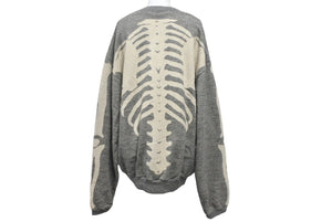 極美品 KAPITAL キャピタル GRANDRELLE FLEECE KNIT スウェット EK-1541LC サイズ3 グレー ベージュ コットン 中古 4c068457 