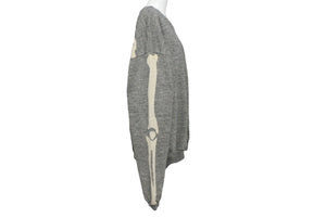 極美品 KAPITAL キャピタル GRANDRELLE FLEECE KNIT スウェット EK-1541LC サイズ3 グレー ベージュ コットン 中古 4c068457 