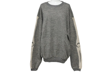 極美品 KAPITAL キャピタル GRANDRELLE FLEECE KNIT スウェット EK-1541LC サイズ2 グレーベージュ コットン 中古 4c068458xx 