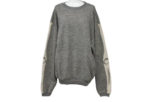 極美品 KAPITAL キャピタル GRANDRELLE FLEECE KNIT スウェット EK-1541LC サイズ2 グレーベージュ コットン 中古 4c068458xx 