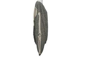 極美品 KAPITAL キャピタル GRANDRELLE FLEECE KNIT スウェット EK-1541LC サイズ2 グレーベージュ コットン 中古 4c068458xx 