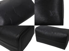 Load image into Gallery viewer, LOUIS VUITTON ルイヴィトン スピーディ30 ハンドバッグ M59022 エピレザー ブラック ゴールド金具 良品 中古 4c068464