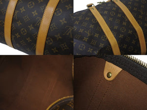 LOUIS VUITTON ルイヴィトン キーポル45 ボストンバッグ M41428 モノグラムキャンバス ブラウン ゴールド金具 美品 中古 4c068466