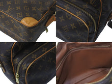 画像をギャラリービューアに読み込む, LouisVuitton ルイヴィトン モノグラム ナイル ショルダーバッグ M45244 ブラウン PVC ヌメ革 ゴールド金具 美品 中古 4c068468