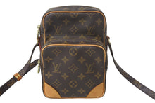 Load image into Gallery viewer, LOUIS VUITTON ルイヴィトン アマゾン ショルダーバッグ モノグラム M45236 ブラウン ゴールド金具 美品 中古 4c068470