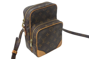 LOUIS VUITTON ルイヴィトン アマゾン ショルダーバッグ モノグラム M45236 ブラウン ゴールド金具 美品 中古 4c068470