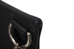 極美品 HERMES エルメス ショルダーバッグ ジプシエール34 □P金具 トリヨンクレマンス ブラック シルバー金具 中古 4c068477