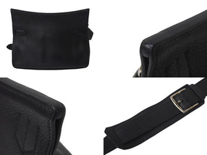 極美品 HERMES エルメス ショルダーバッグ ジプシエール34 □P金具 トリヨンクレマンス ブラック シルバー金具 中古 4c068477