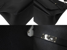 Load image into Gallery viewer, 極美品 HERMES エルメス ショルダーバッグ ジプシエール34 □P金具 トリヨンクレマンス ブラック シルバー金具 中古 4c068477