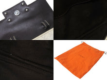 Load image into Gallery viewer, LOEWE ロエベ ハンドバッグ リピート アナグラム 290510 ホワイト ブラウン PVC レザー シルバー金具 美品 中古 4c068487