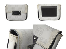 Load image into Gallery viewer, LOEWE ロエベ ハンドバッグ リピート アナグラム 290510 ホワイト ブラウン PVC レザー シルバー金具 美品 中古 4c068487