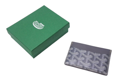 新品同様品 GOYARD ゴヤール サンシュルピス カードケース ウォレット STSULPPMLTY51CL51X グレー 中古 4c068497