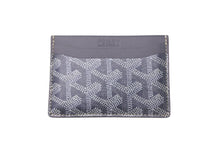 画像をギャラリービューアに読み込む, 新品同様品 GOYARD ゴヤール サンシュルピス カードケース ウォレット STSULPPMLTY51CL51X グレー 中古 4c068497