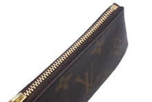 画像をギャラリービューアに読み込む, 新品同様 Louis Vuitton ルイヴィトン モノグラム ポシェットクレ コインケース M62650 PVC ブラウン ウォレット 中古 4c068498