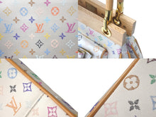 Load image into Gallery viewer, 新品同様 LouisVuitton ルイヴィトン サテン アベリア ハンドバッグ M92936 モノグラムマルチカラーサテン ウッド 中古 4c068511
