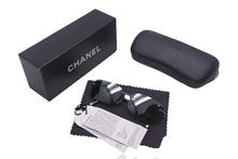 Load image into Gallery viewer, CHANEL シャネル リムレス サングラス メガネ 4120-B イタリア製 メタル ラインストーン ブラック サイズ55□16 美品 中古 4c068527
