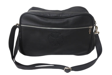 極美品 CHROME HEARTS クロムハーツ ショルダーバッグ DIAPER BAG ダイパーバッグ ダガー クロスパッチ シルバー925 中古 4c068539