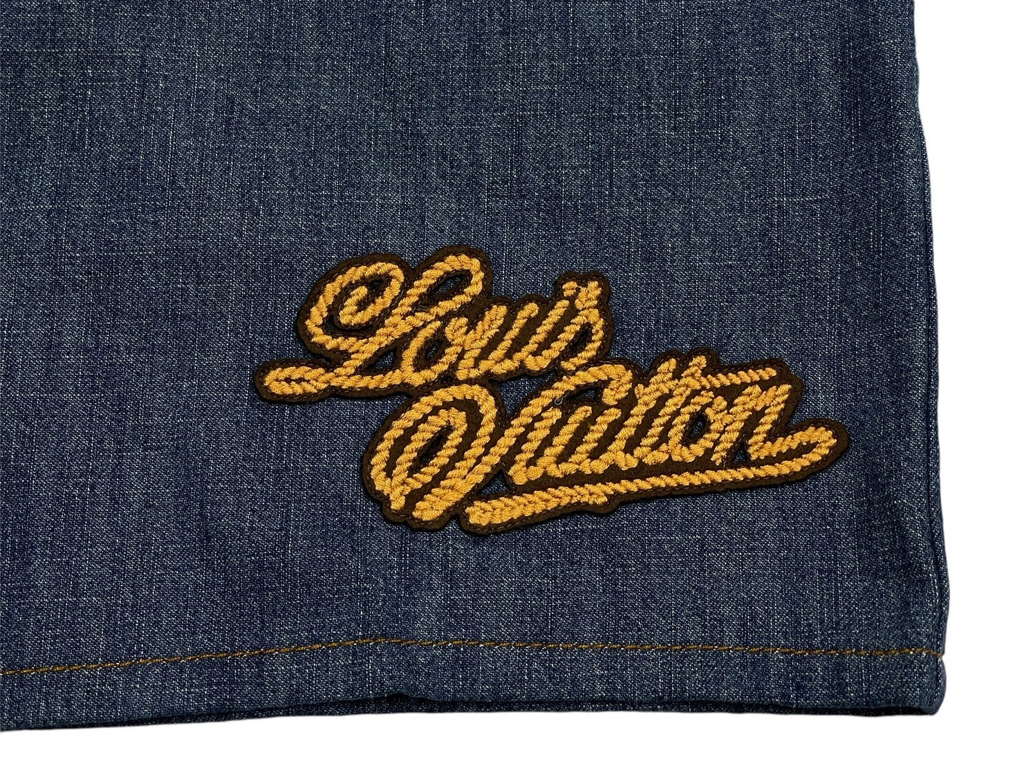 極美品 LOUIS VUITTON ルイヴィトン コットンシャンブレー