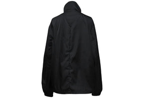 極美品 PRADA プラダ SGN836 S182 I18 レザーパッチ ナイロン ジャケット 2018年 ブラック サイズ46 中古 4c068561