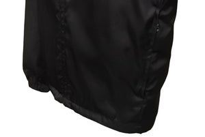 極美品 PRADA プラダ SGN836 S182 I18 レザーパッチ ナイロン ジャケット 2018年 ブラック サイズ46 中古 4c068561