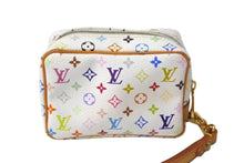 画像をギャラリービューアに読み込む, LOUIS VUITTON ルイヴィトン ポーチ トゥルース ワピティ ホワイト モノグラムマルチカラー M58033 ゴールド金具 美品 中古 4c068604