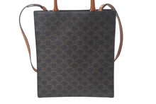Load image into Gallery viewer, 極美品 CELINE セリーヌ スモール バーティカル カバ 2WAY トートバッグ トリオンフ キャンバス 191542BZK.04LU ブラウン 中古 4c068619